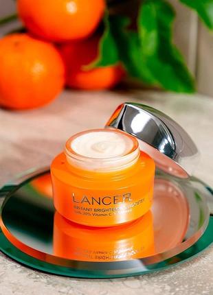 Крем-бустер для мгновенного освещения lancer instant brightening booster with 30% vitamin c + turmeric6 фото