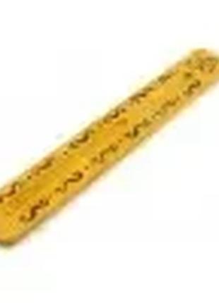 Подставка под благовония "янтарь" с рисунком (260х40х7 мм)