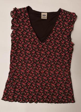 Легка літня блузка - футболка бренду old navy, розмір хс