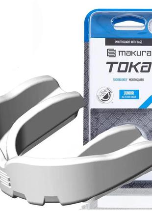 Капа для бокса защитная боксерская защита для единоборств makura toka взрослая white ku-22