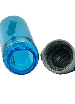 Пляшка спортивна для води пластикова для тренувань casno 750 мл kxn-1216 sprint блакитна ku-227 фото