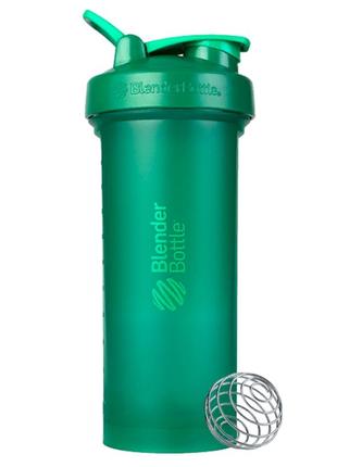 Пляшка шейкер спортивна універсальна для спортзалу blenderbottle pro45 1270ml emerald green (original) ku-222 фото