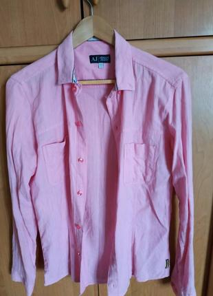Сорочка рожева armani messenger оригінал