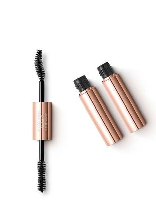 Kiko milano туш з двома щіточками blossoming beauty 3-in-1 mascara