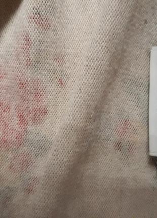 Романтичная кофта джемпер свитер из хлопка