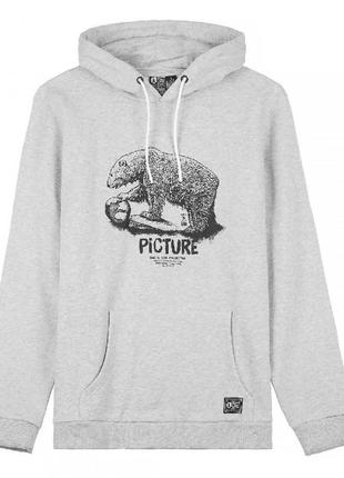 Толстовка жіноча picture organic bear ds hoody grey melange (l)