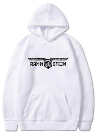 Худи белый loys rammstein - logo xs