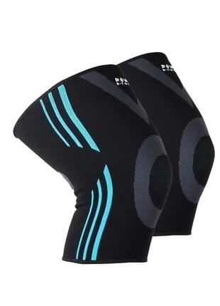 Бандаж на коленный сустав, наколенники спортивные power system knee support evo black/blue l