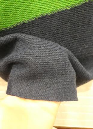 Удлинённый шерстяной свитер туника р.м7 фото