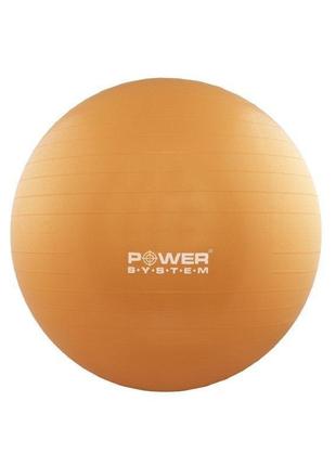 М'яч для фітнесу (фітбол) power system ps-4018 ø85 cm pro gymball orange