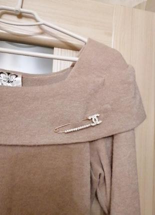 Элегантное тёплое платье. 3