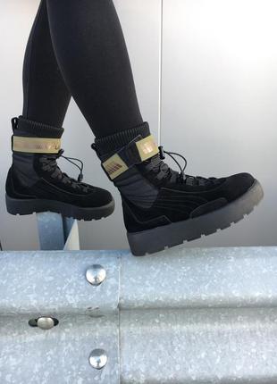 Ботинки женские puma x fenty scuba boot black2 фото