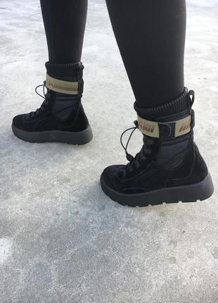 Ботинки женские puma x fenty scuba boot black9 фото