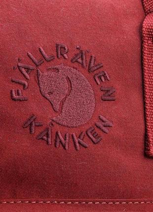 Рюкзак fjallraven re - kanken 23548.326, 16 л, полиэстер, бордовый3 фото