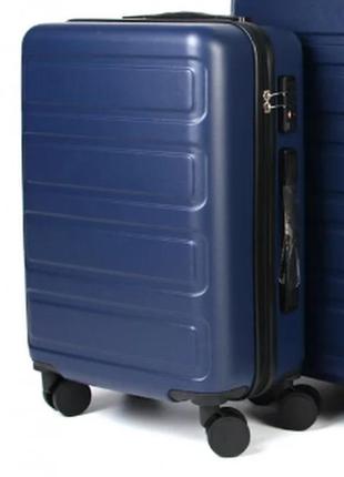 Дорожный пластиковый чемодан american international 0092-3/20 blue
