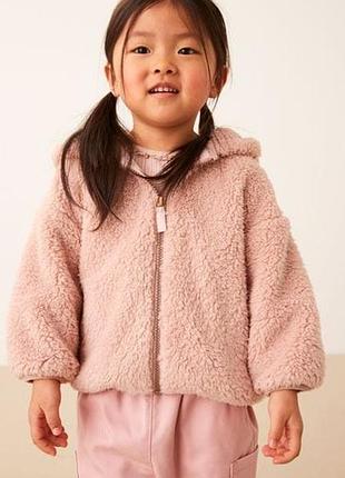 Флисовые кофточки некст 3месов-7роков, резьбовые цвета💗
