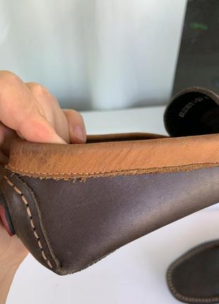 Кожаные мокасины hermes 5