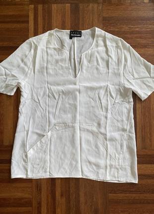 Новая шелковая блуза футболка the kooples sport s франция