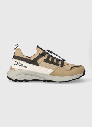 Черевики jack wolfskin dromoventure athletic low чоловічі колір бежевий розмір 41, 42, 42.5, 43, 44, 44.5, 45,