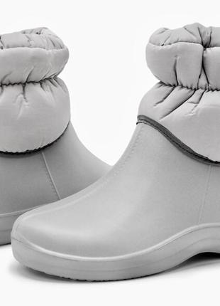 Скидка!женские сапоги 37-41 чоботи дутики/утепленні/  пена резина3 фото