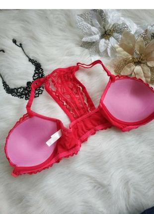 Оригинал victoria’s secret pink red bra лиф6 фото