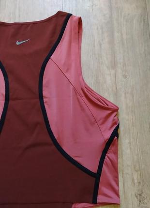 Nike yoga dri-fit luxe майка топ infinalon для йоги кроп топ лиф бра бюст новая оригинал7 фото