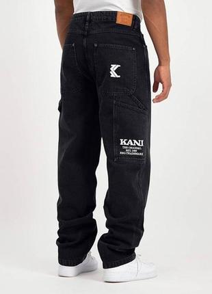 Крутые оригинальные джинсы   karl kani  denim grey