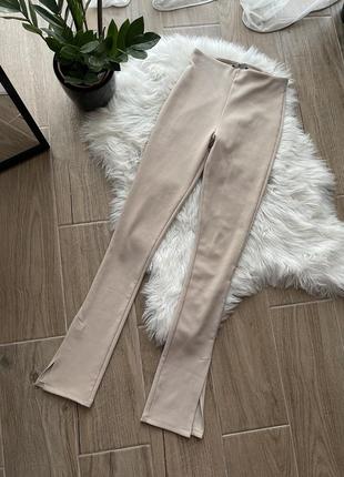Лосины zara с разрезами