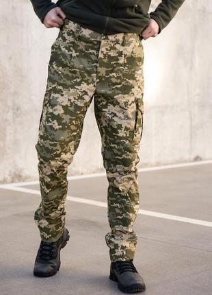 Актуальні піксельні чоловічі штани карго тактичні піксельні карго тактичні чоловічі штани піксель військові чоловічі штани для військових2 фото