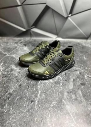 Мужские кожаные кроссовки adidas climacool tactical4 фото