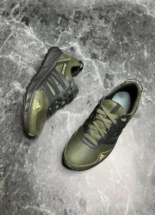 Мужские кожаные кроссовки adidas climacool tactical5 фото