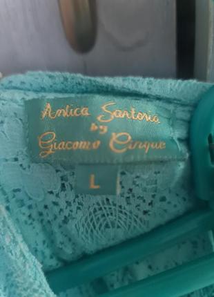 Туника коттон с бисером antica sartoria италия