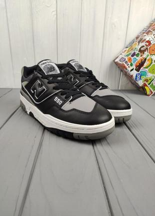 New balance 550 black gray4 фото