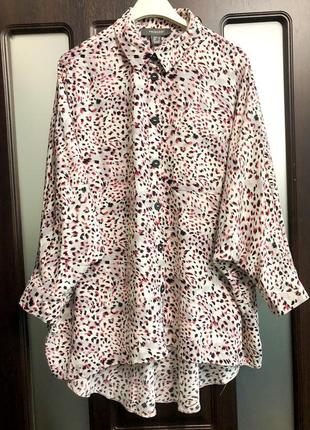 Сорочка оверсайз в принт primark