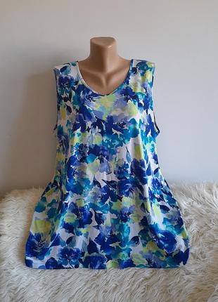 Блуза удлиненная, без рукавов, р. 24/6xl/52