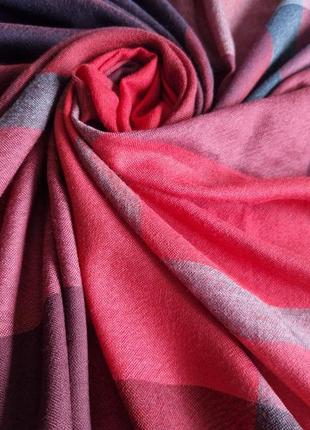 Женский палантин шарф платок в клетку schneiders salzburg