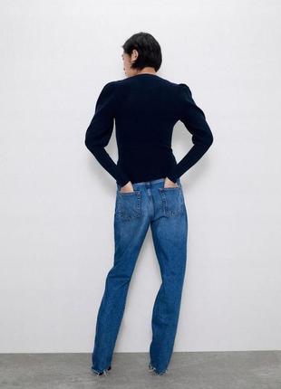Джемпер zara с акцентными пуговицами 9
