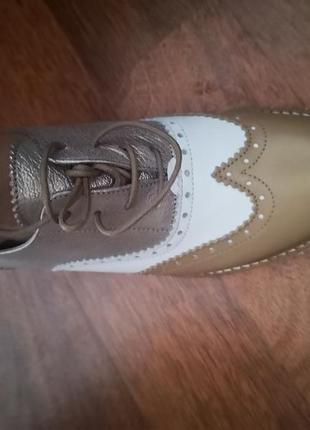 Новые кожаные туфли trussardi5 фото