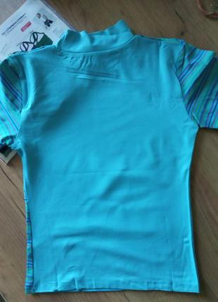Распродажа девичий гольфик американка футболка,коллир голубой,небольшой размер, может быть на девочку-школярку2 фото