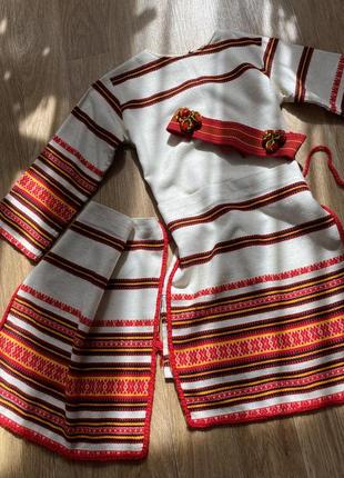 Детский этнический костюм / вышиванка / платье вышиванка5 фото