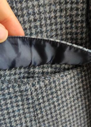 Женский пиджак жакет шерстяной теплый красивый брендовой блейзер деловой серый англия debenhams4 фото