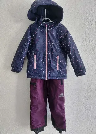 Зимний комбинезон adidas+h&amp;m 4-6 лет