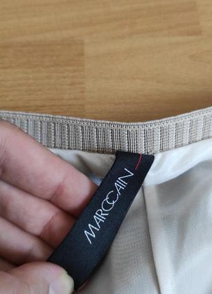 Теплая стильная юбка marc cain 90% virgin wool 10% cashmere оригинал3 фото