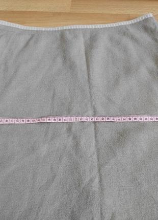 Теплая стильная юбка marc cain 90% virgin wool 10% cashmere оригинал9 фото