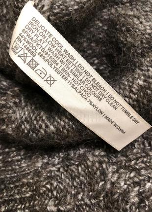 Шикарный теплющий актуальный стильный шерстяной вязаный жилет безрукавка свитер7 фото