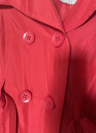 Красный плащ-куртка3 фото