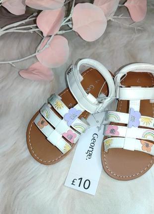 Новые босоножки george 7(24p)15cm