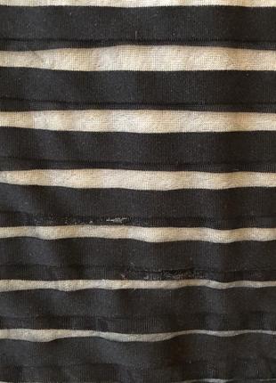 Пеньюар, прозоро-чорне плаття в смужку s m l xl розмір5 фото