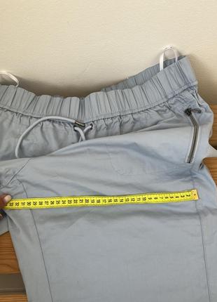 Светлые женские брюки 50 большой размер голубые брюки тонкие спортивные штаны8 фото