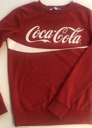 Світшот tally weijl coca cola оригінал xs светр